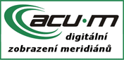 ACUM - digit&aacute;ln&iacute; zobrazen&iacute; stavu meridi&aacute;n�